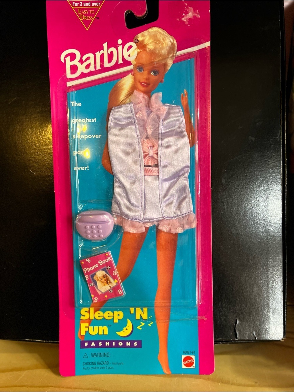Barbie Lilac and Pink Pajama Set with Ruffle Trim